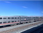 Retired Caltrain Gallery Cars-taken from the window of a passing Caltrain